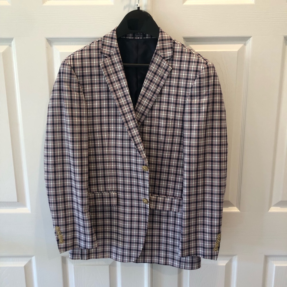 Saddlebred Men’s Plaid Blazer
